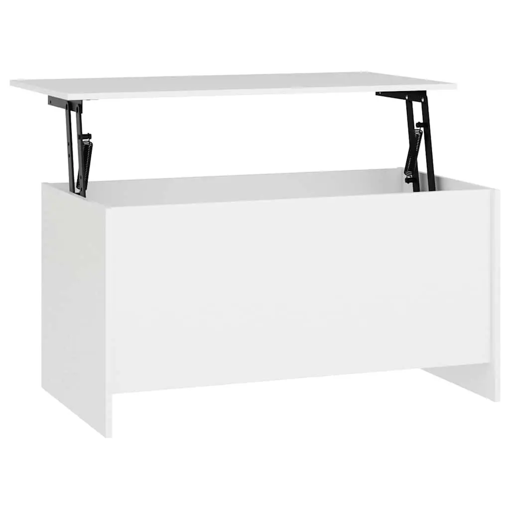 Coffee Table White Lift Top 102x55.5cm Engineered Wood