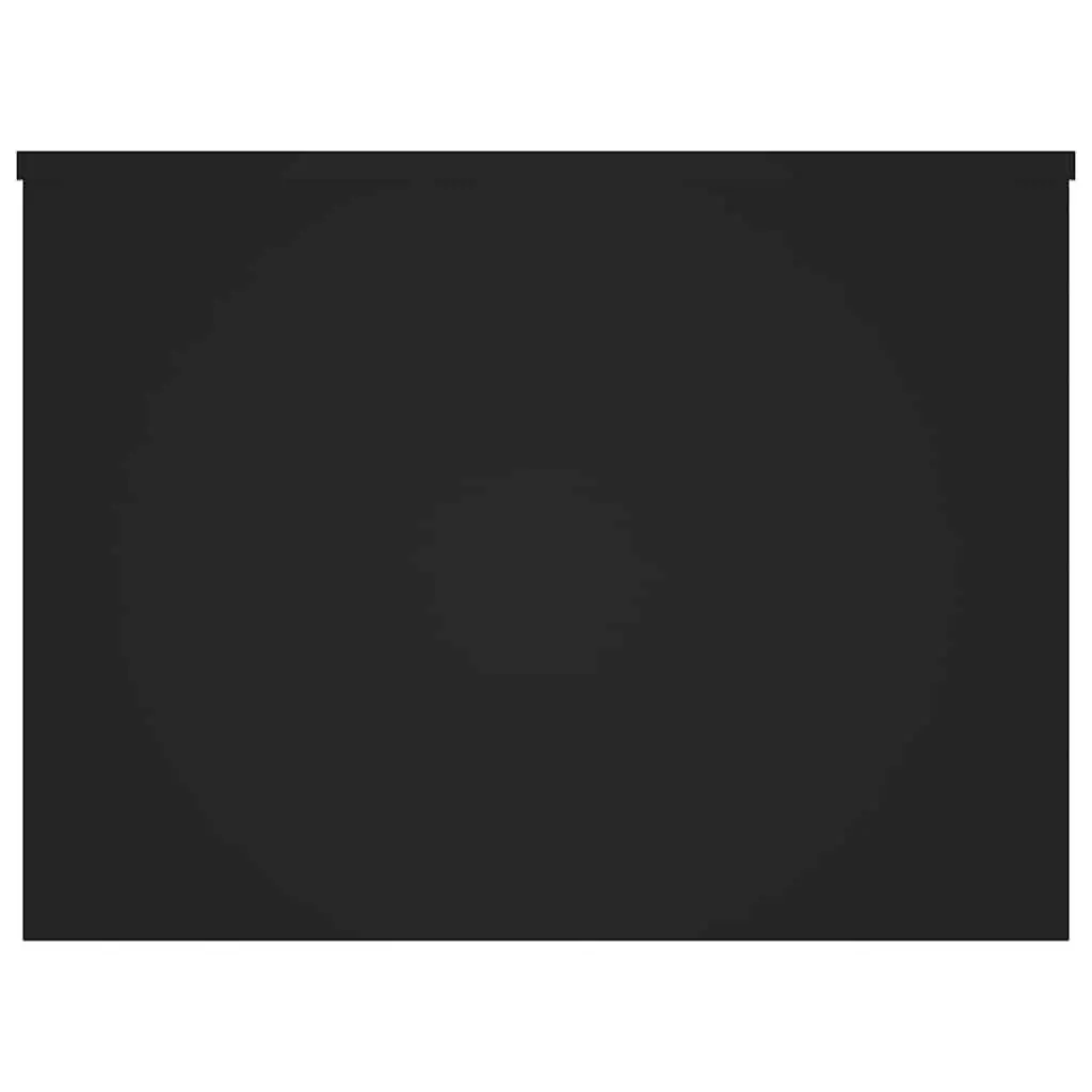 Coffee Table Lift-Top Black Engineered Wood Modern 80 x 55.5 x 41.5 cm