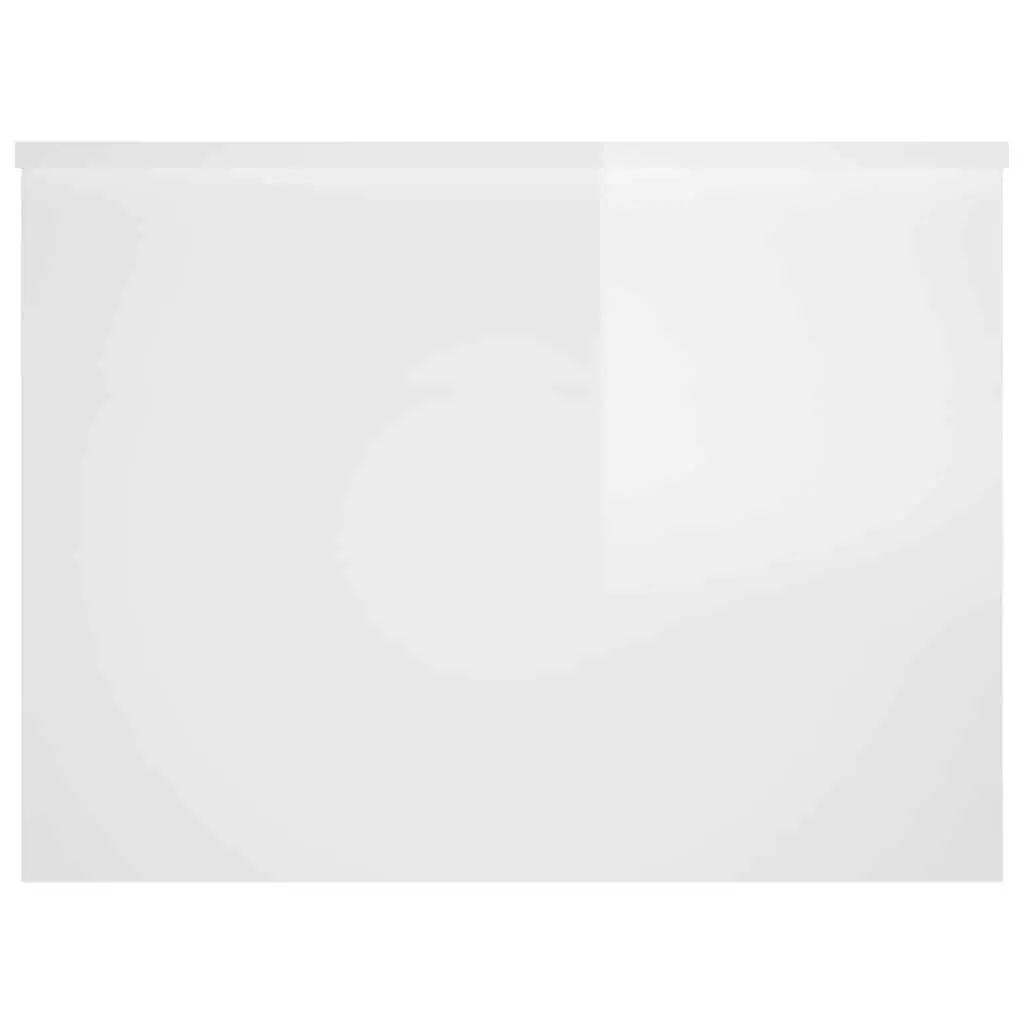 High Gloss White Coffee Table with Lift Top Storage