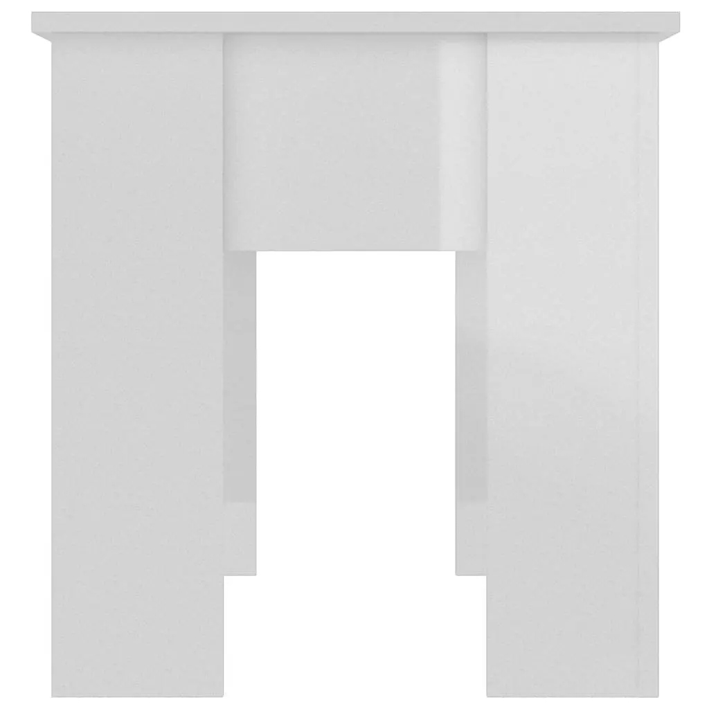 White High Gloss Coffee Table Lift Top Storage Engineered Wood Living Room