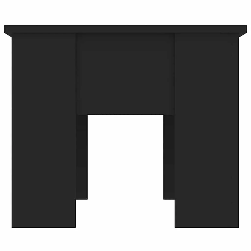 Coffee Table Lift Top Black Engineered Wood 79L x 49W x 41H cm