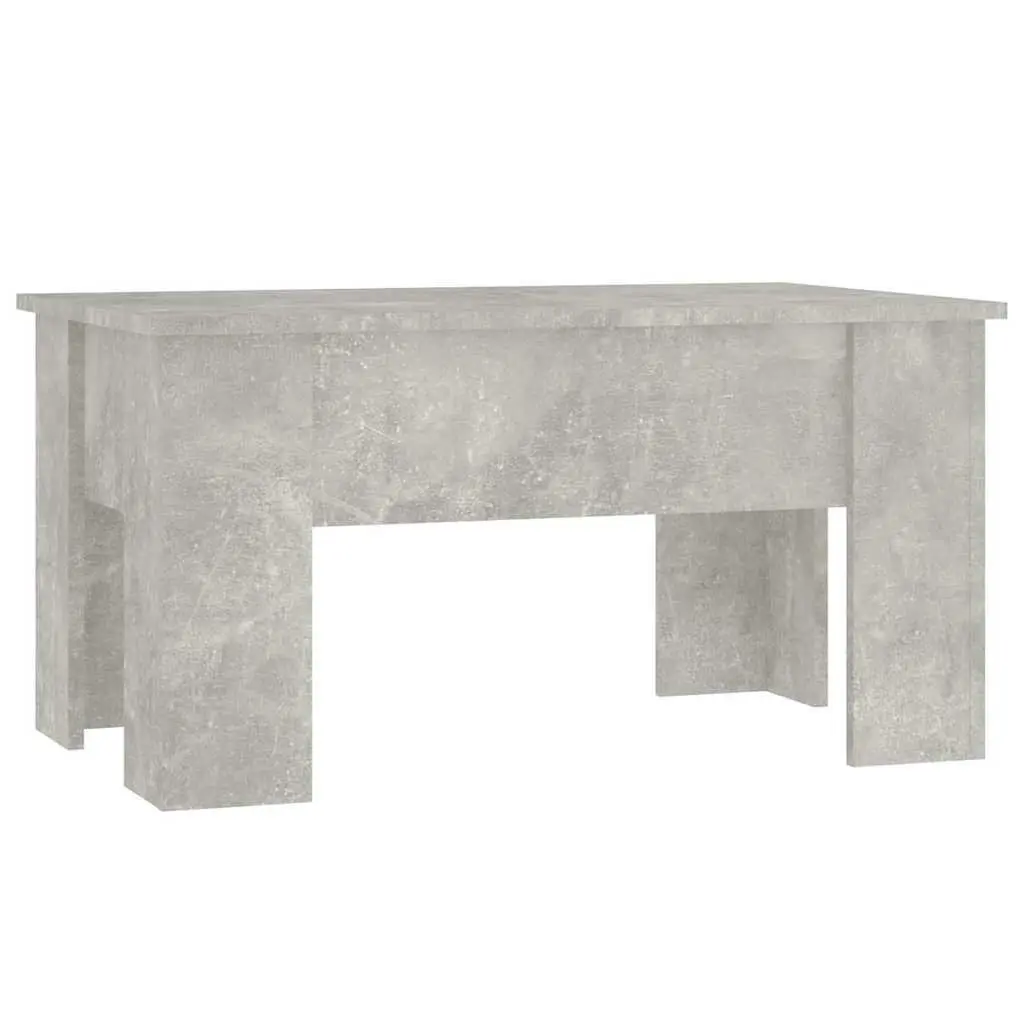 Coffee Table Lift Top Grey Engineered Wood Modern 79 x 49 x 41 cm
