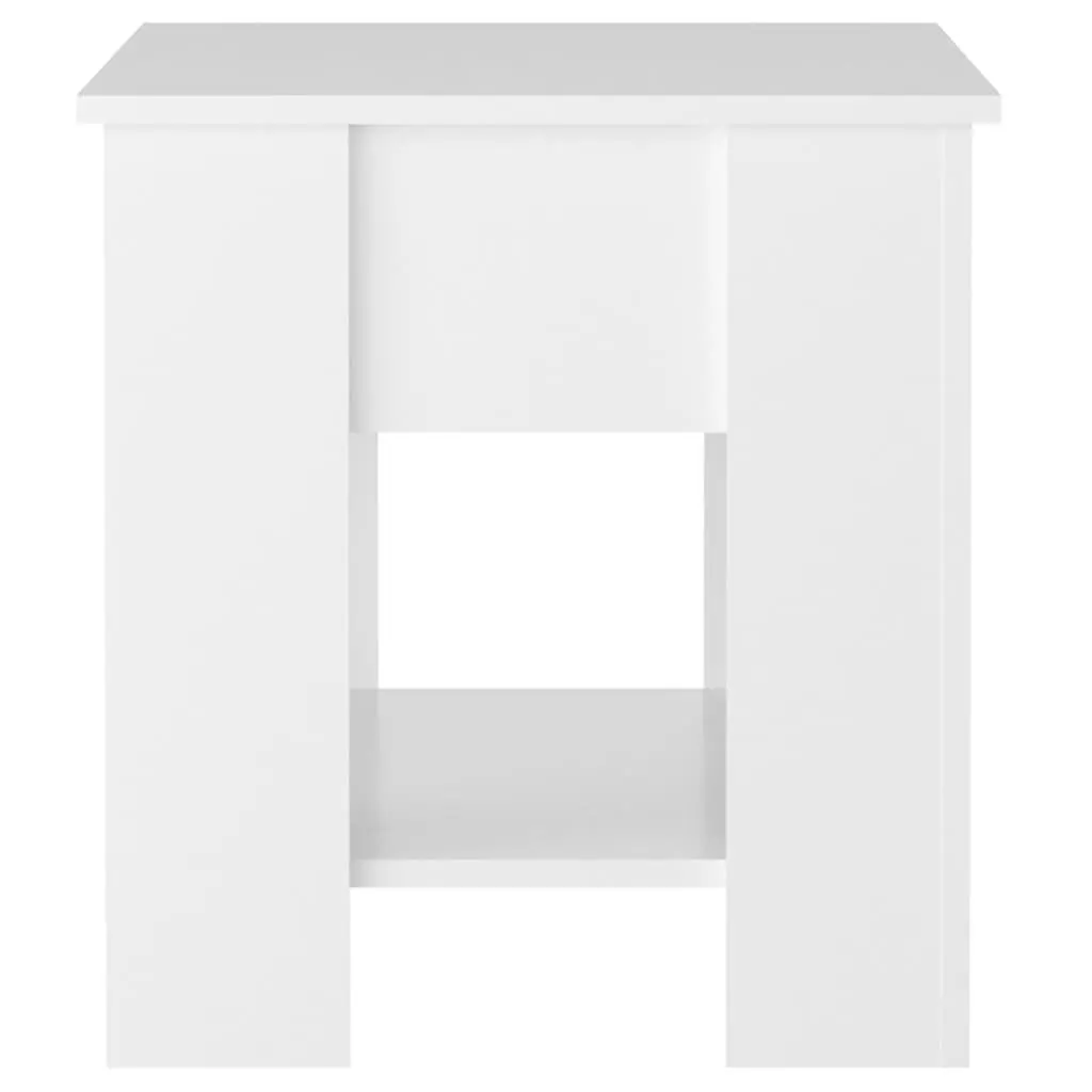 Lift-Top Coffee Table in White High Gloss for Living Rooms