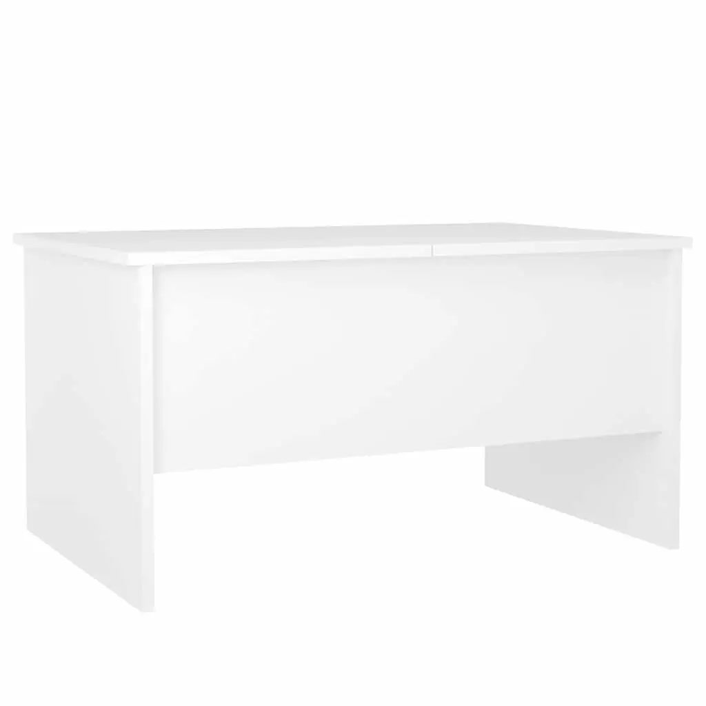 White Coffee Table with Lift Top Storage