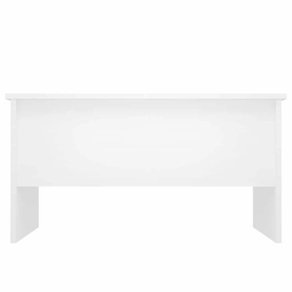 White Coffee Table with Lift Top Storage
