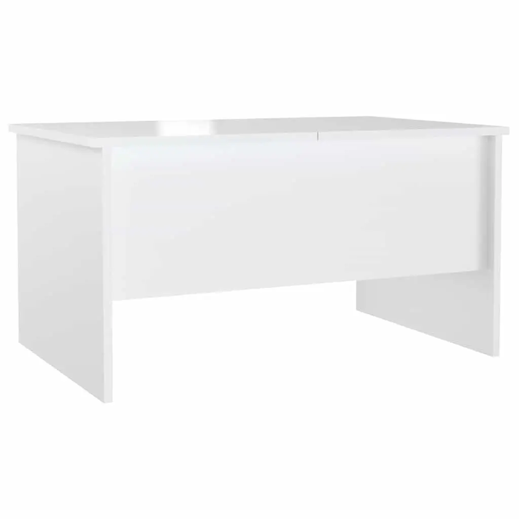 Coffee Table White High Gloss Modern Storage Lift Top Design Engineered Wood