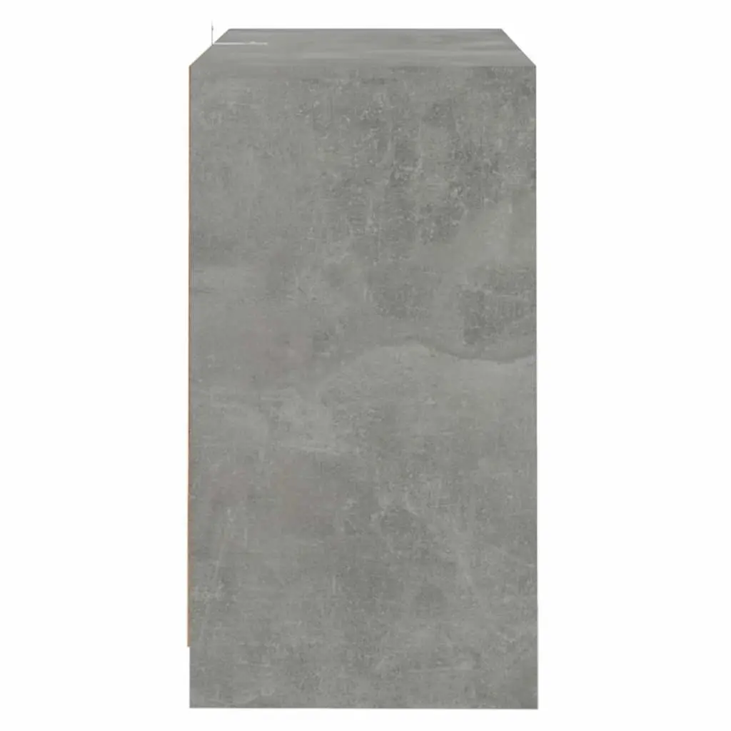 Sideboard Grey 70x41x75cm Storage Cabinet with 3 Drawers Engineered Wood