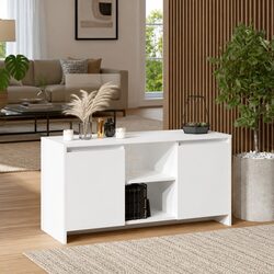 White Minimalist TV Cabinet for Your Living Space