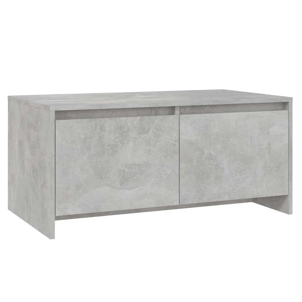 Grey Coffee Table with Storage Drawers