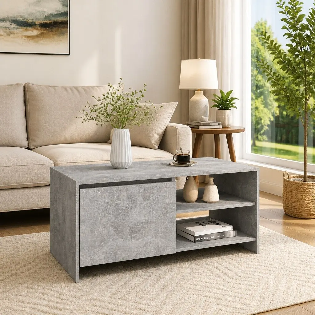 Coffee Table with Storage Compartment for Living Room