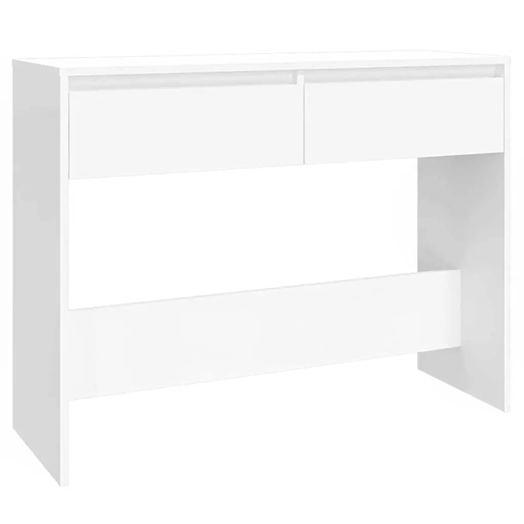 White Console Table for Hallway and Living Room