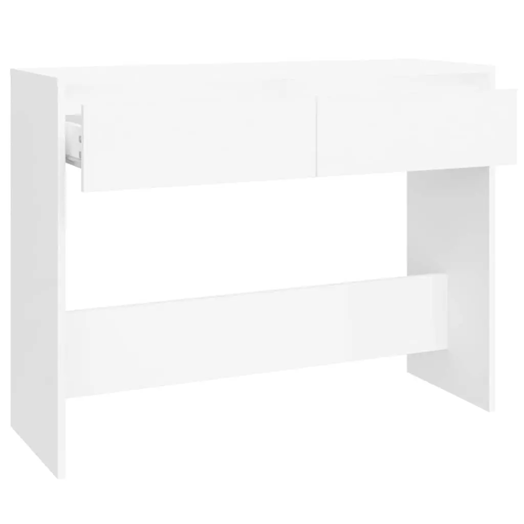 White Console Table for Hallway and Living Room