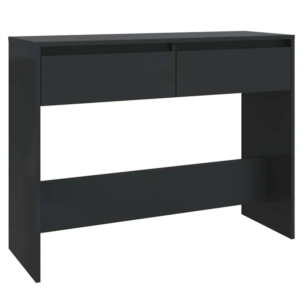 Console Table Black 100 x 35 x 76.5 cm Engineered Wood