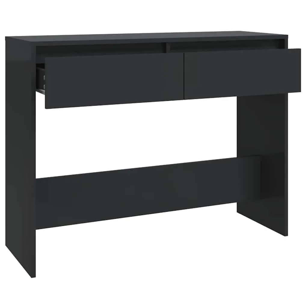 Console Table Black 100 x 35 x 76.5 cm Engineered Wood