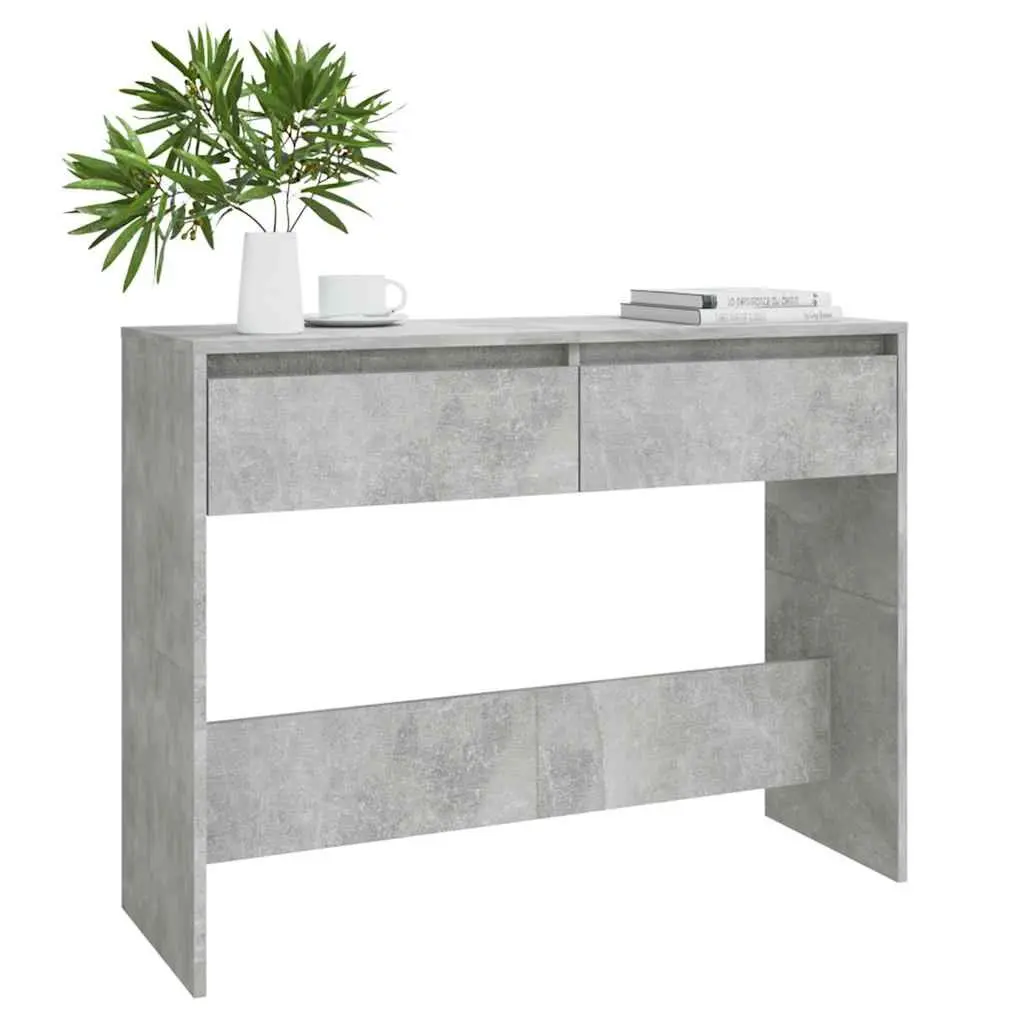 Grey Console Table for Living Room and Hallway