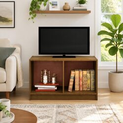 Modern Brown TV Cabinet for Living Room Storage
