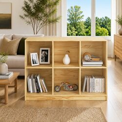 Welcoming Book Cabinet Storage Shelf for Living Spaces