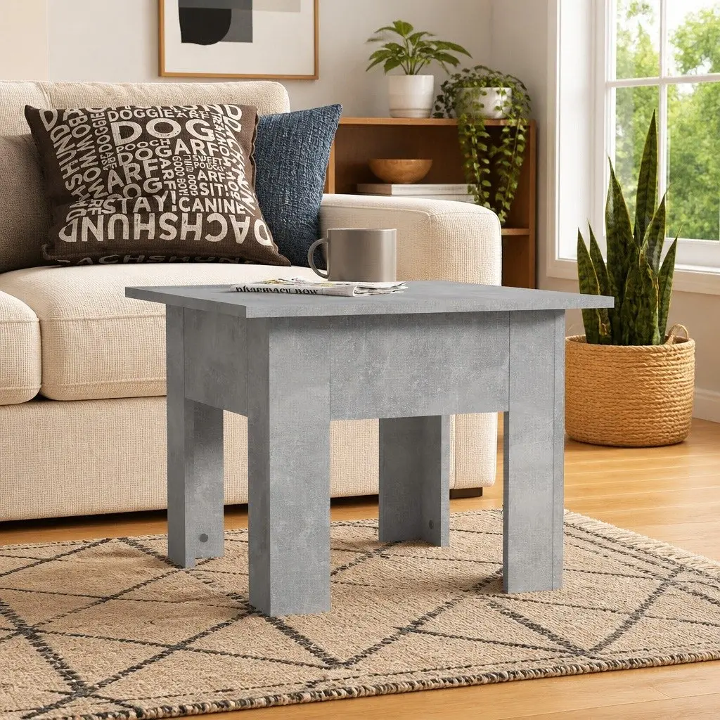 Coffee Table Grey Modern Design Accent Side Table Living Room Furniture