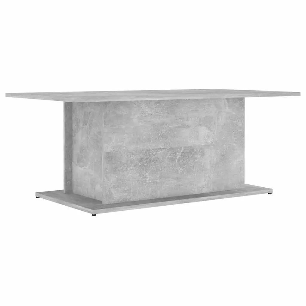 Coffee Table Grey Engineered Wood 102x55.5x40cm