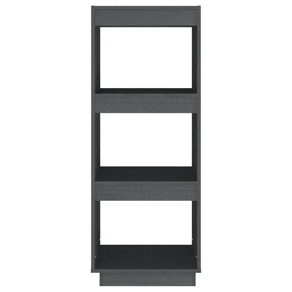 Pinewood Book Shelf Grey Room Divider Storage 40cm x 35cm x 103cm