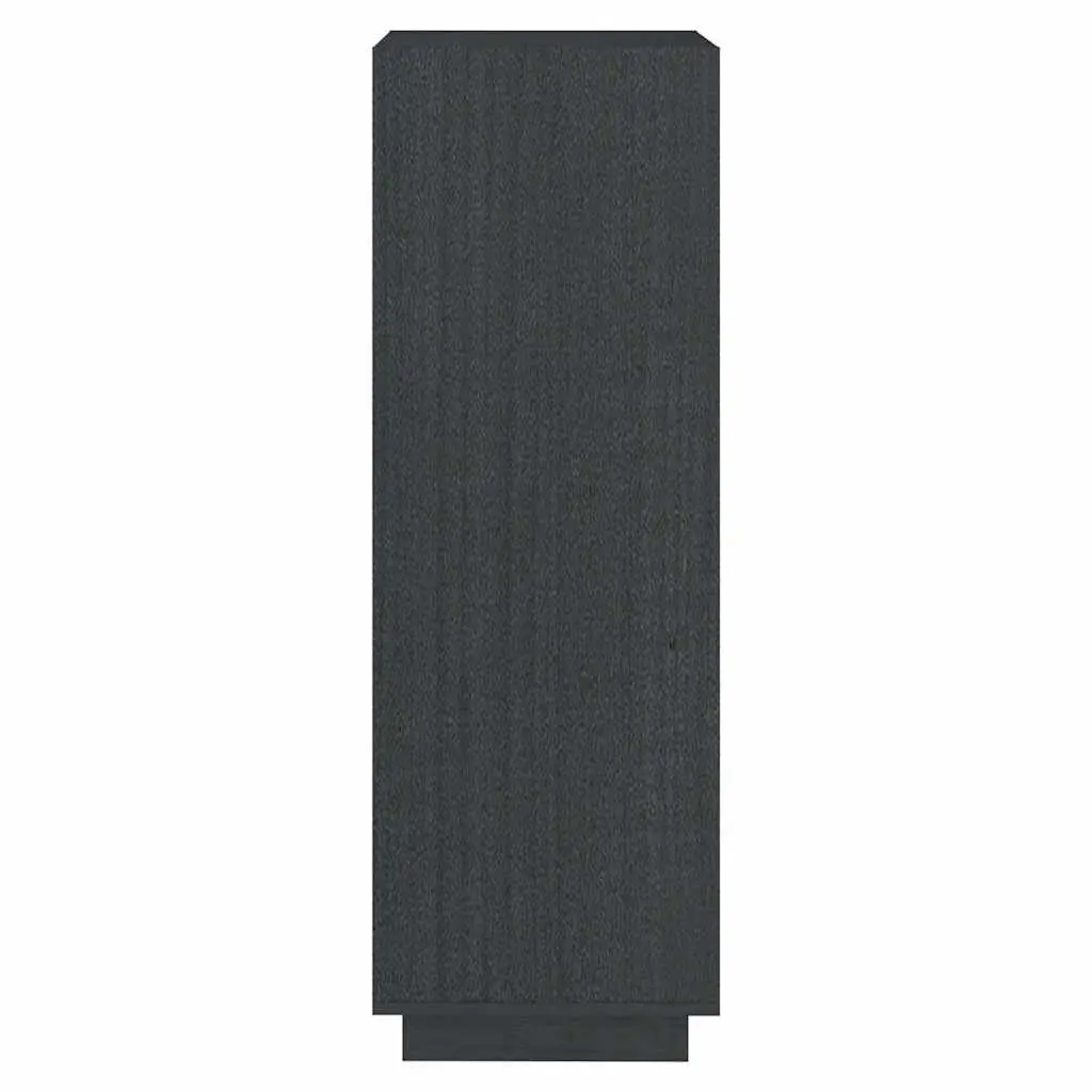 Pinewood Book Shelf Grey Room Divider Storage 40cm x 35cm x 103cm
