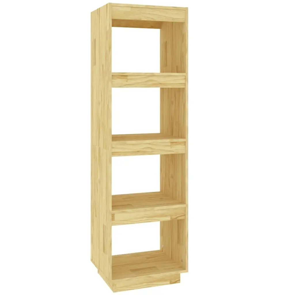 Pinewood Room Divider Bookshelf Brown 135cm Height 40cm Width 35cm Depth