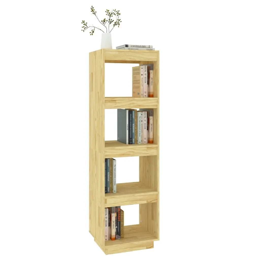Pinewood Room Divider Bookshelf Brown 135cm Height 40cm Width 35cm Depth