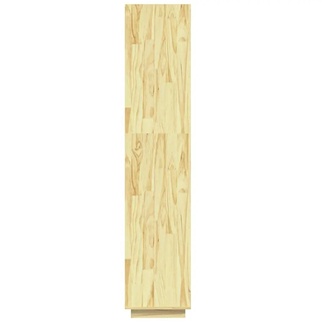 Book Cabinet Room Divider 40x35x167cm Solid Pinewood Bookshelf Storage Shelving