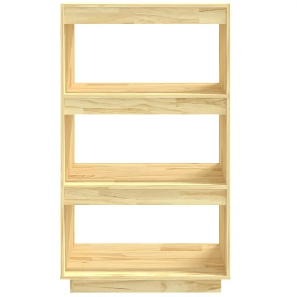 Wooden Book Cabinet Room Divider Shelf Storage Organizer Brown Standing