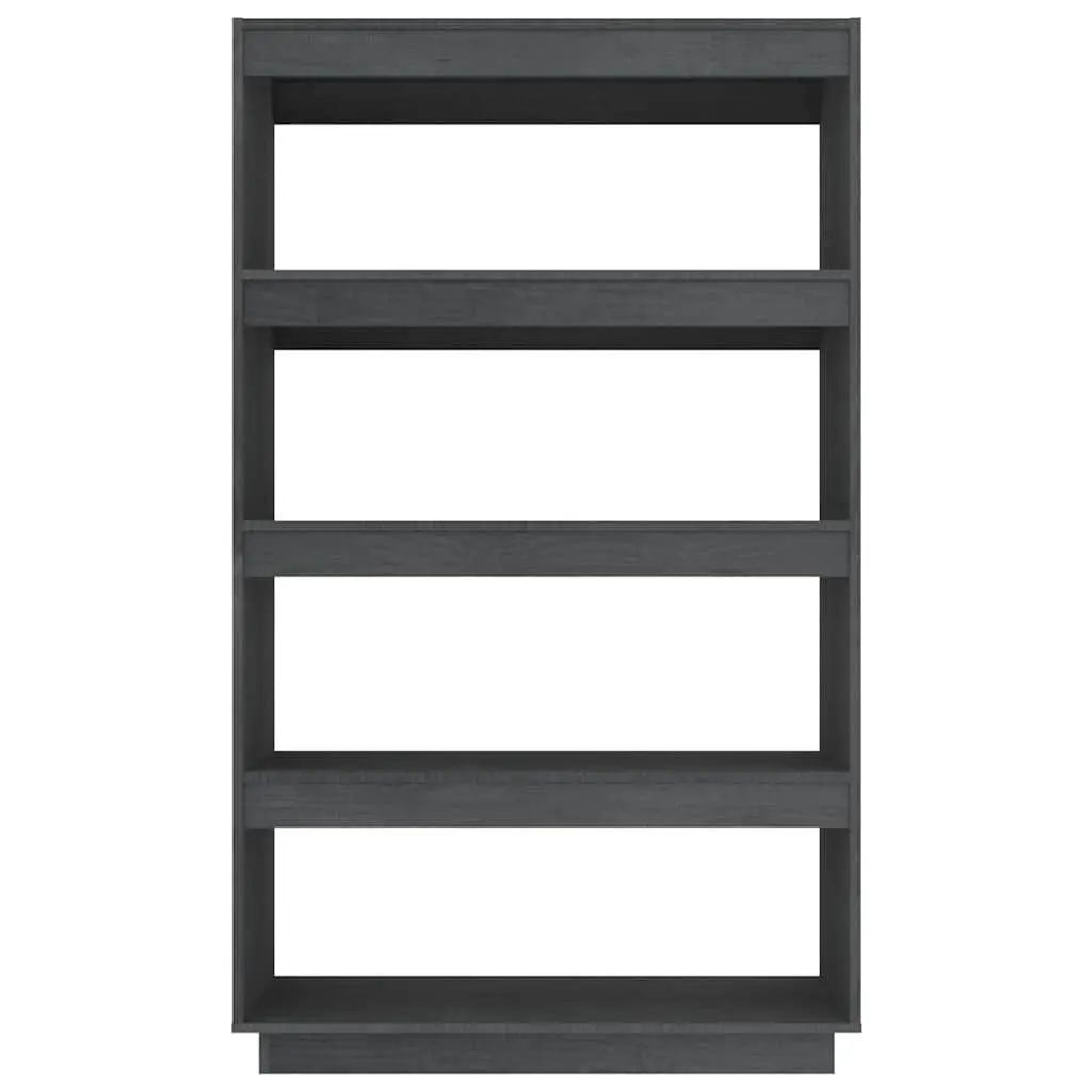 Grey Solid Pinewood Book Cabinet for Storage & Separation