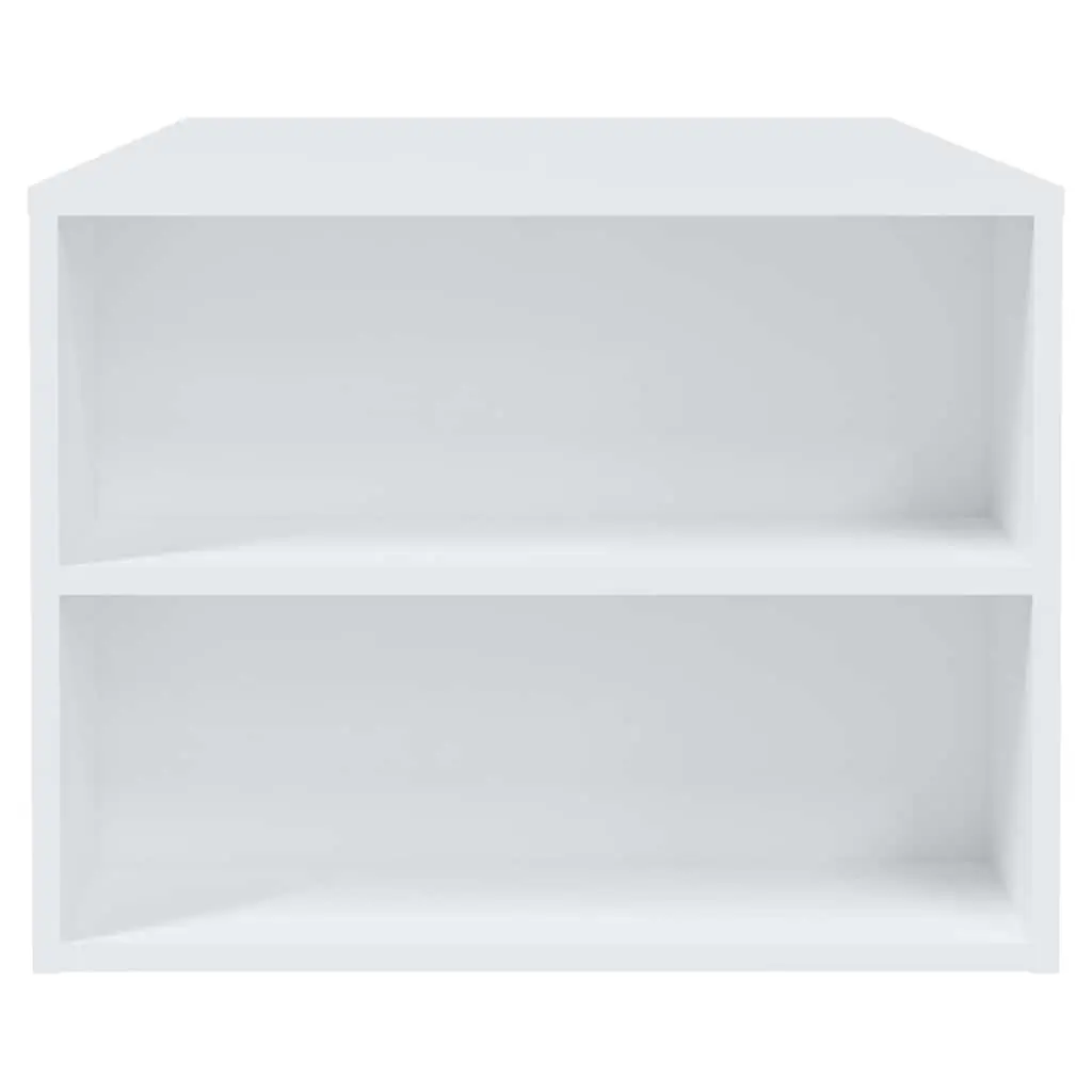 White Coffee Table with Storage for Living Room