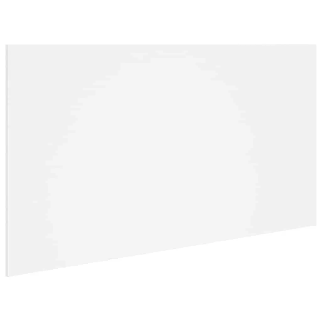 Headboard Engineered Wood White Classic Style 160cm Bedroom Furniture