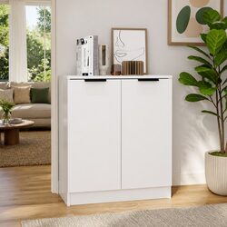 Elegant White Sideboard 60x30x70 cm Storage Cabinet