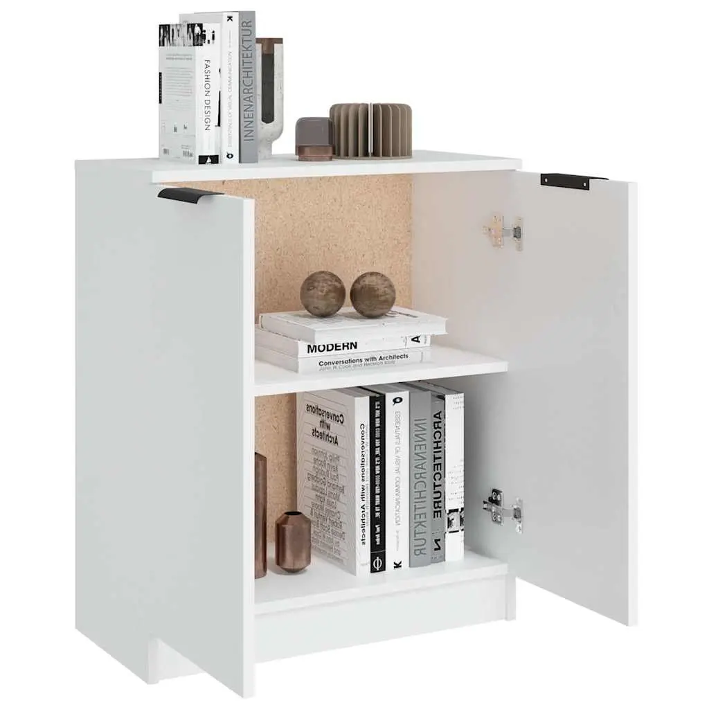 White Sideboard 60x30x70 cm Storage Cabinet