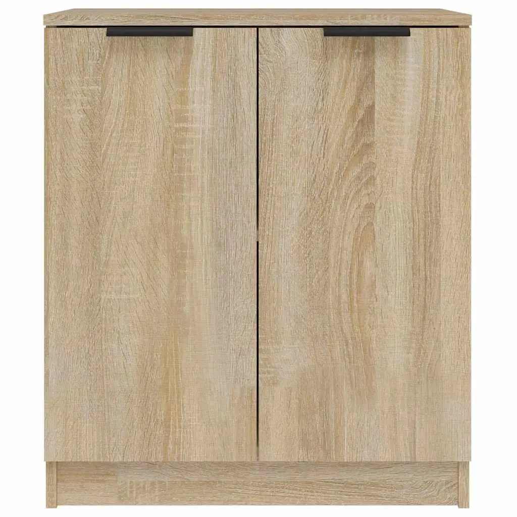 Sideboard Brown Engineered Wood 60x30x70cm Storage Cabinet Living Room Furniture