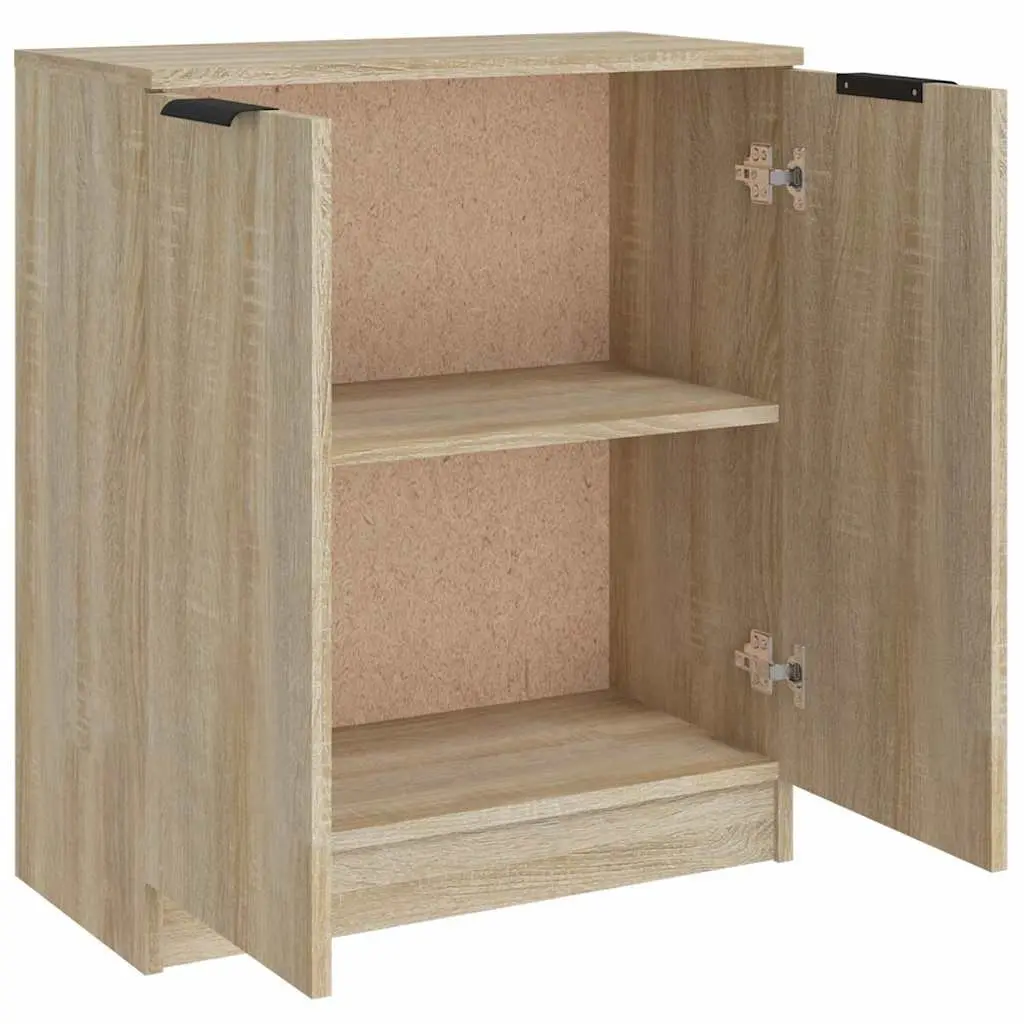 Sideboard Brown Engineered Wood 60x30x70cm Storage Cabinet Living Room Furniture