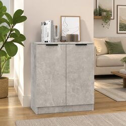 Elegant Grey Sideboard Storage Cabinet for Living Spaces