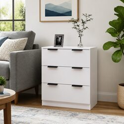 Charming White Sideboard Cabinet for Storage 60x30x70 cm