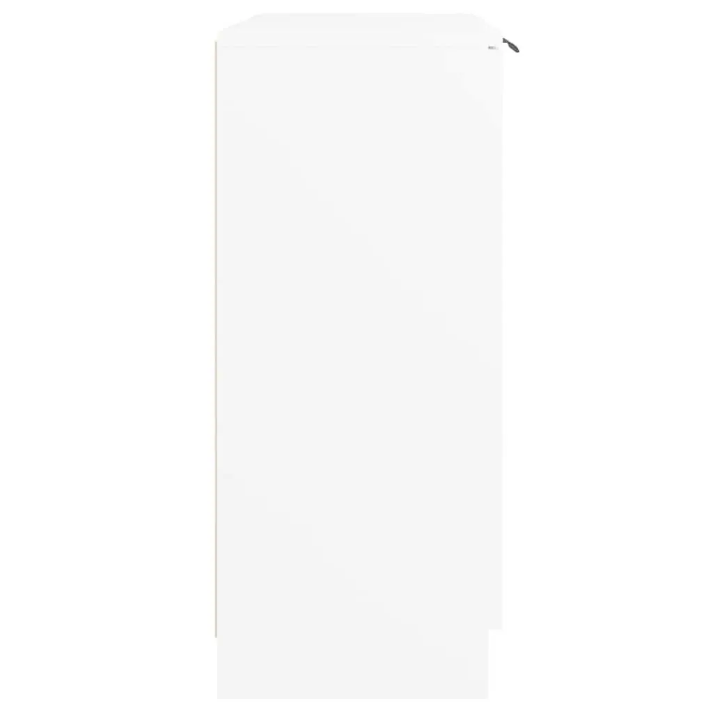 White Engineered Wood Sideboard Cabinet 60x30x70 cm