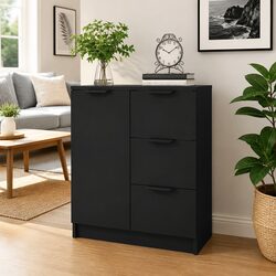 Minimalist Black Sideboard for Everyday Comfort