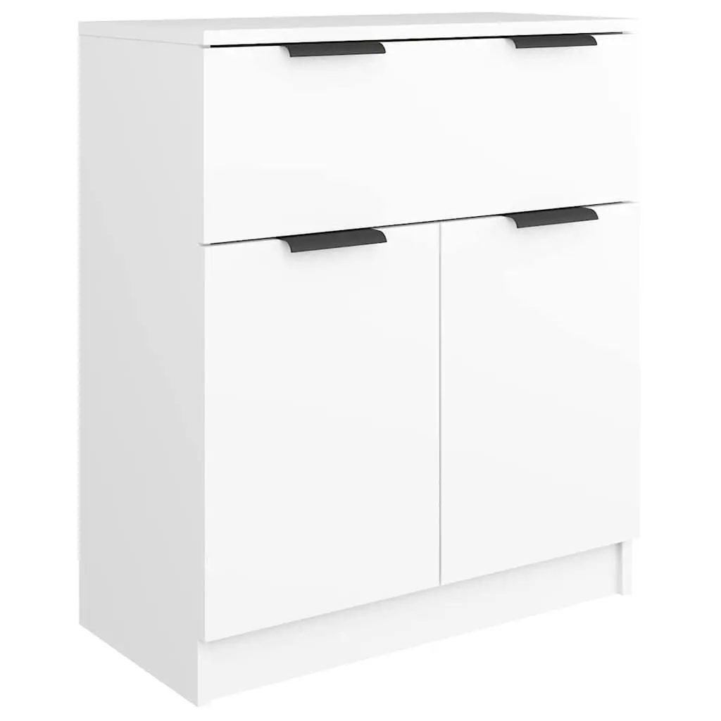White Sideboard 60x30x70 cm Storage Cabinet