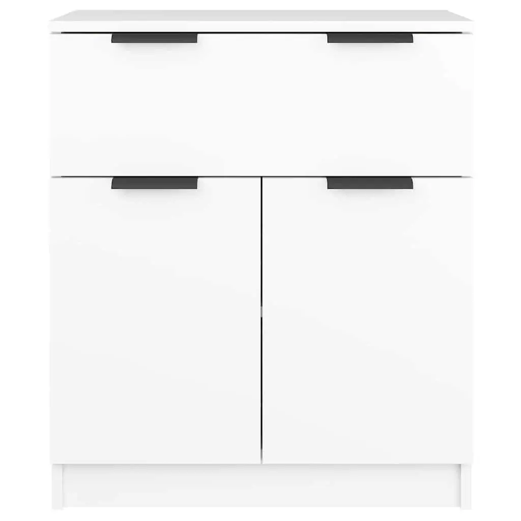 White Sideboard 60x30x70 cm Storage Cabinet