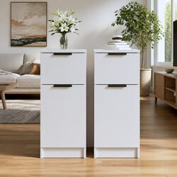Charming White Sideboard Cabinet 30x30x70cm
