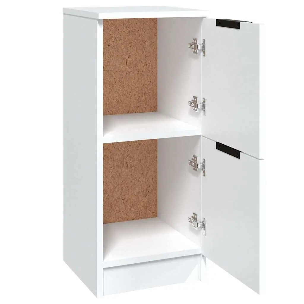 Sideboard Cabinet 2 pcs White 30x30x70 cm Storage Furniture Living Room Bedroom