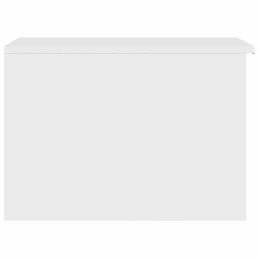 Coffee Table White Engineered Wood 50W x 50D x 36H cm Storage Compartments