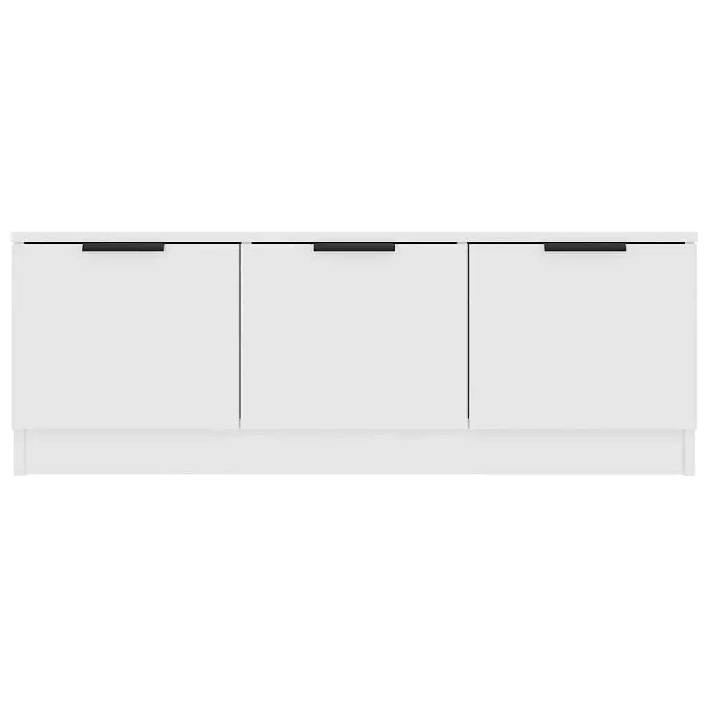 White Engineered Wood TV Cabinet 102x35x36.5 cm