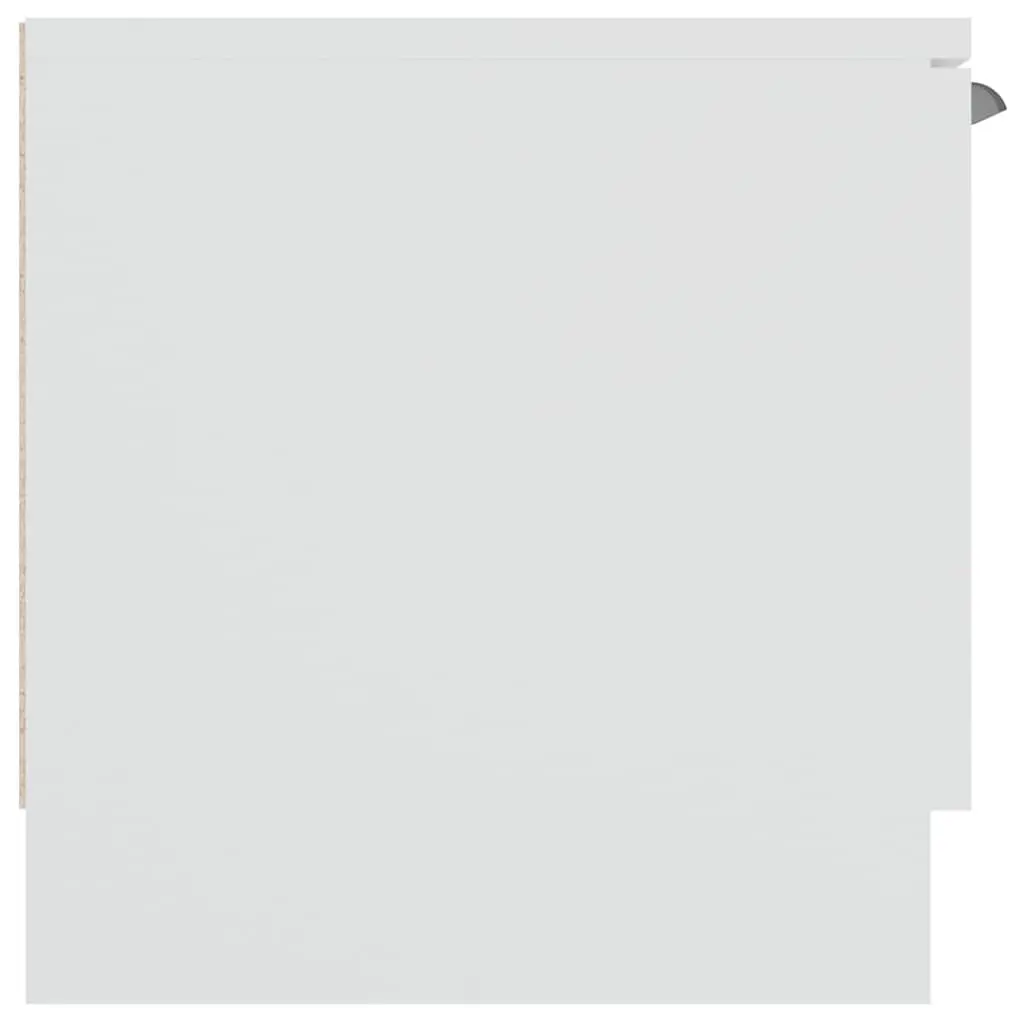 White Engineered Wood TV Cabinet 102x35x36.5 cm