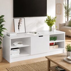Stylish White High Gloss TV Cabinet for Your Living Space