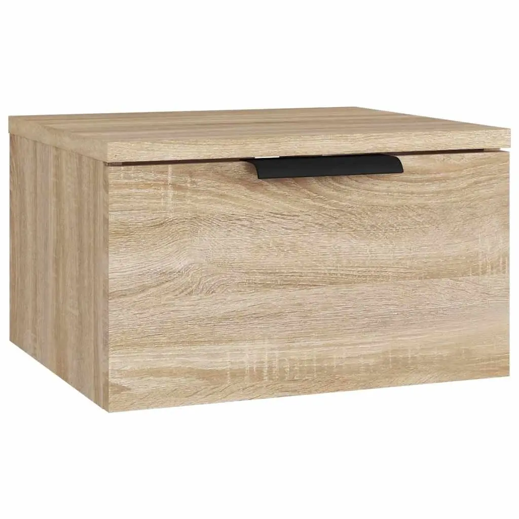 Wall-Mounted Bedside Cabinet 34x30x20cm