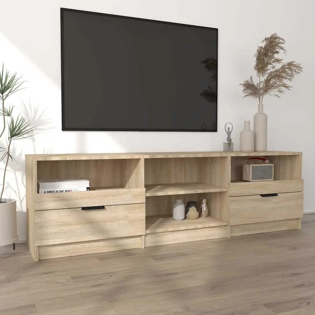Brown TV Cabinet 150x33.5x45 cm Engineered Wood
